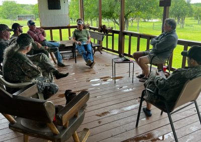 Fellowship outdoors discussion
